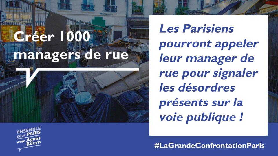 ParisEnsemble75's tweet photo. #Propreté
"La propreté sera ma priorité. Je procèderai, lors de mes 100 premiers jours, à une réorganisation complète du service de propreté à Paris."
#AvecAgnesBuzyn 
#LaGrandeConfrontationParis https://t.co/iunQ6mLqC0