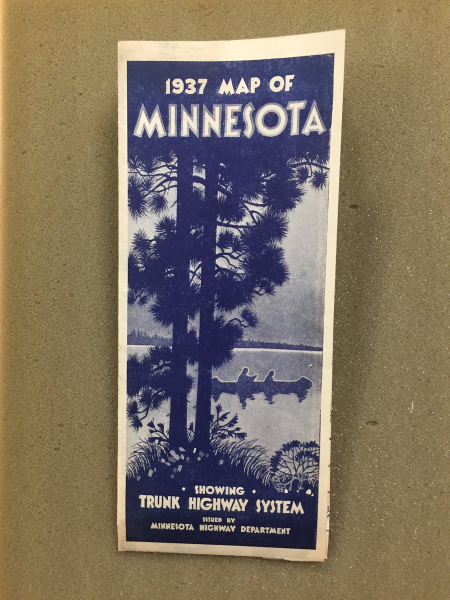 I love how so many of our State Highway maps show canoeing.