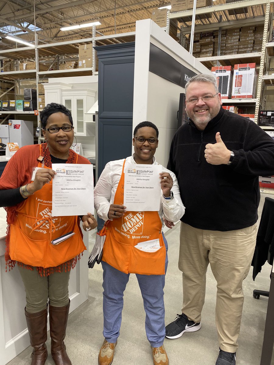 vaughnharris's tweet photo. Cha-Ching!!! Cha-Ching!!! The awesome team at @TheHOOVdepot881 is crushing those iron door leads resulting in big revenues for the millwork department! On behalf of @brettbutlerEPDW @TimsartainE and the rest of the @EntryPointDoor team, thank you all!! https://t.co/4gva2wCbhF