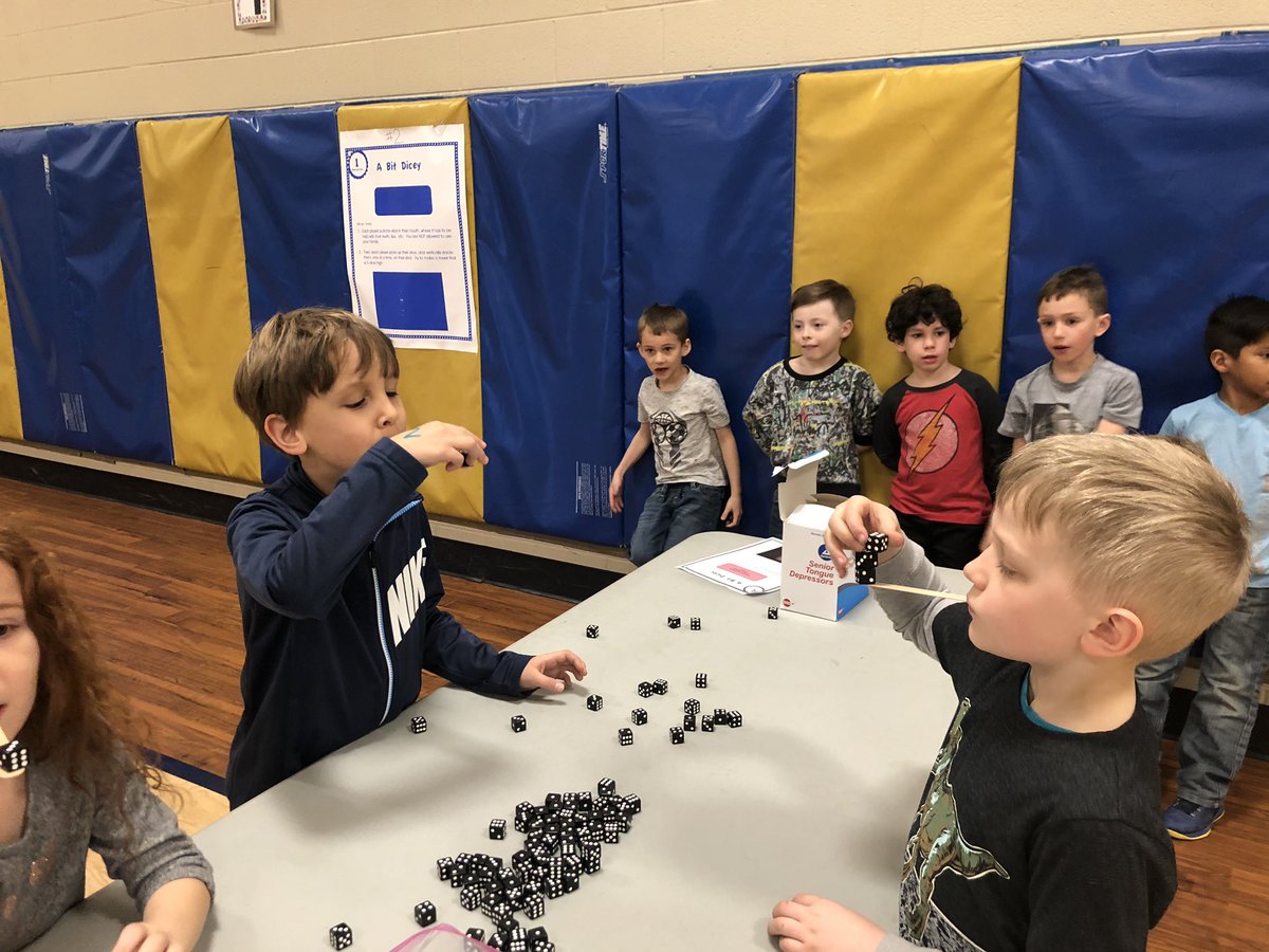 marnellandrea29's tweet image. We had so much fun at the STAR celebration today.  The students participated in 5 different minute-to-win-it stations.  This one called “A Bit Dicey” was a class favorite! @VV_Voyagers #fabulousfirsties #viewourstory #starbehavior #celebration
