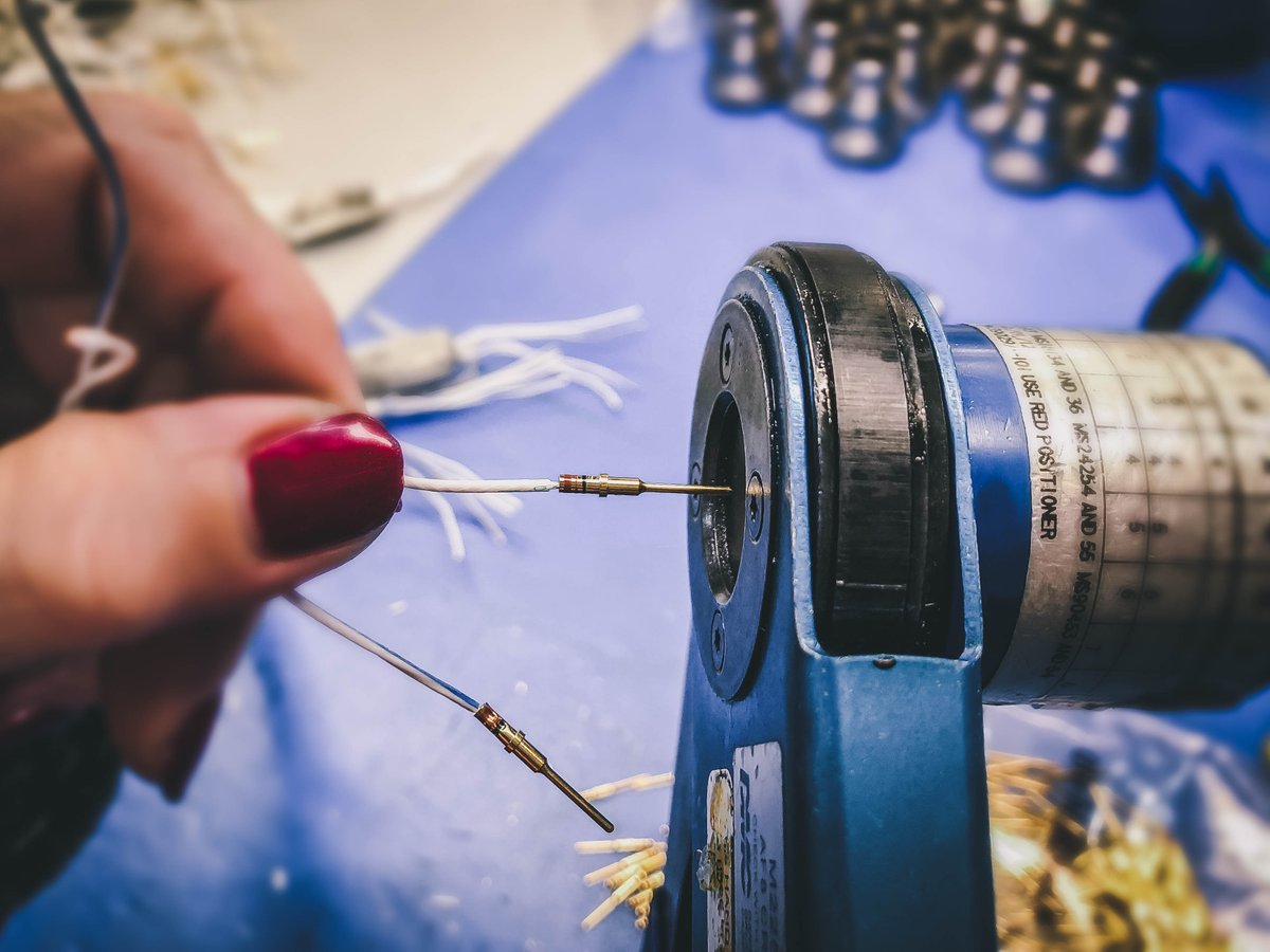 cdmincorporated's tweet photo. CDM’s exceptional technicians are certified to stringent IPC-WHMA-620 and J-STD-001 standards to ensure the highest possible quality for the cables we make for you! #ISO #AS9100 #CableAssemblies #IPCWHMA620 #JSTD001 #Nadcap https://t.co/hKJT0SUgFl