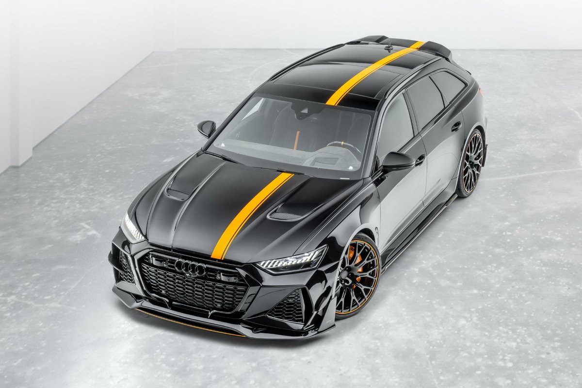 AutomovilMex's tweet photo. Otra preparación de #Mansory que se quedó en el tintero para  #Ginebra fue esta #Audi #RS6 que nos gustó bastante. Nuestra parte favorita: el V8 biturbo modificado, llevado hasta 720 hp, y el interior retapizado totalmente en alcántara #ModificadosAP #AutoshowAP @AudideMexico https://t.co/S7oT80H2Ok