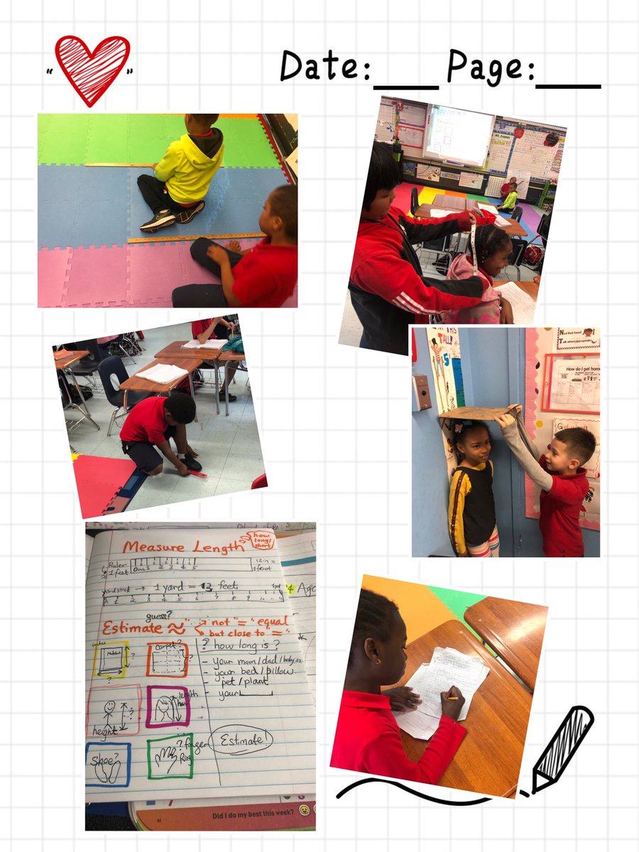 MsBZheng's tweet photo. having fun with length  measurement today: 
can you choose an appropriate tool and measure your height/hair/feet/notebook/carpet space? record with the correct units!
☑️ ruler ☑️ yard stick ☑️ tape measure #FunMath #HandsOnMathStations https://t.co/zqsyiqSGAw