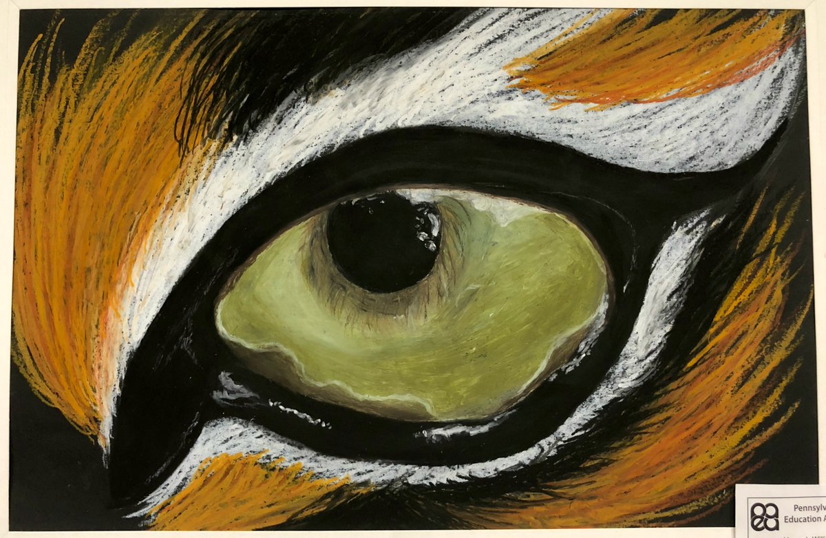 PADeptofEd's tweet photo. 🎨 Thanks to @PaArtEd, student artwork is now on display in our building in celebration of Pennsylvania #YouthArtMonth! https://t.co/pvBgSBDp8s