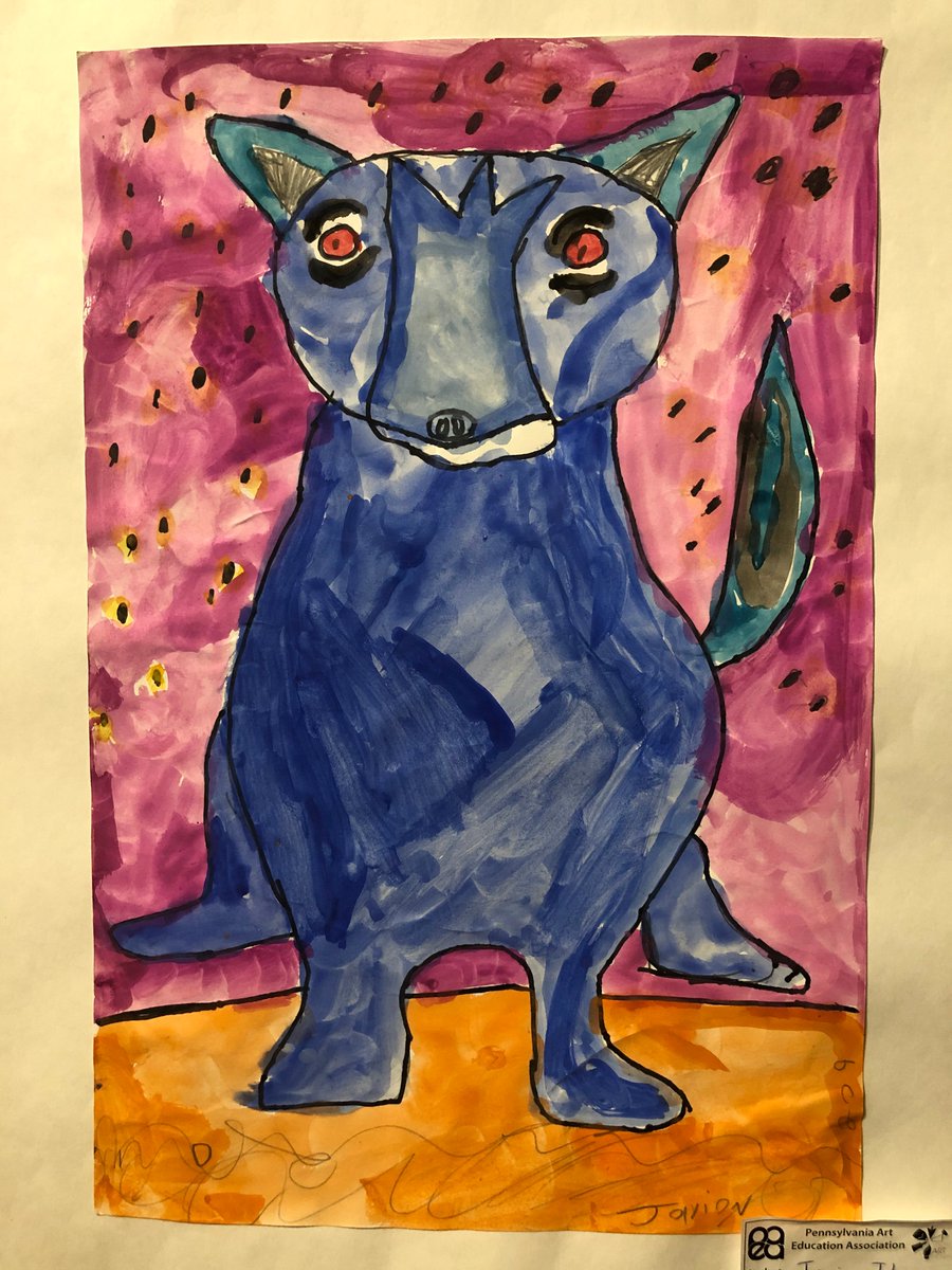PADeptofEd's tweet photo. 🎨 Thanks to @PaArtEd, student artwork is now on display in our building in celebration of Pennsylvania #YouthArtMonth! https://t.co/pvBgSBDp8s