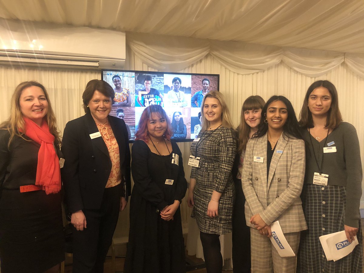 MariaMillerUK's tweet photo. Great to meet so many members of @PlanUK Youth Advisory Panel at the launch of #CallToAction by girls in crisis supported by @CPA_UK A great campaign to focus on young women living through conflict &amp; facing extraordinary challenges #IWD2020 https://t.co/OzGrSM7MN1