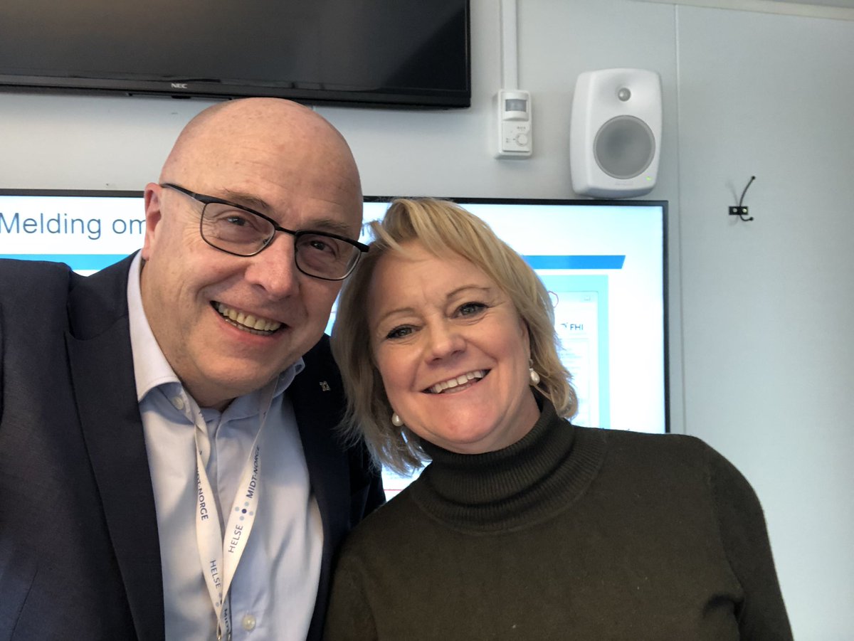 Hyggelig besøk i dag hos @HelseMidtNorge av sjefen for Cerner i Norge/Sverige <a href="/CarolinaMLW/">Carolina Wallenius</a> Et godt samarbeid som skal fortsette!