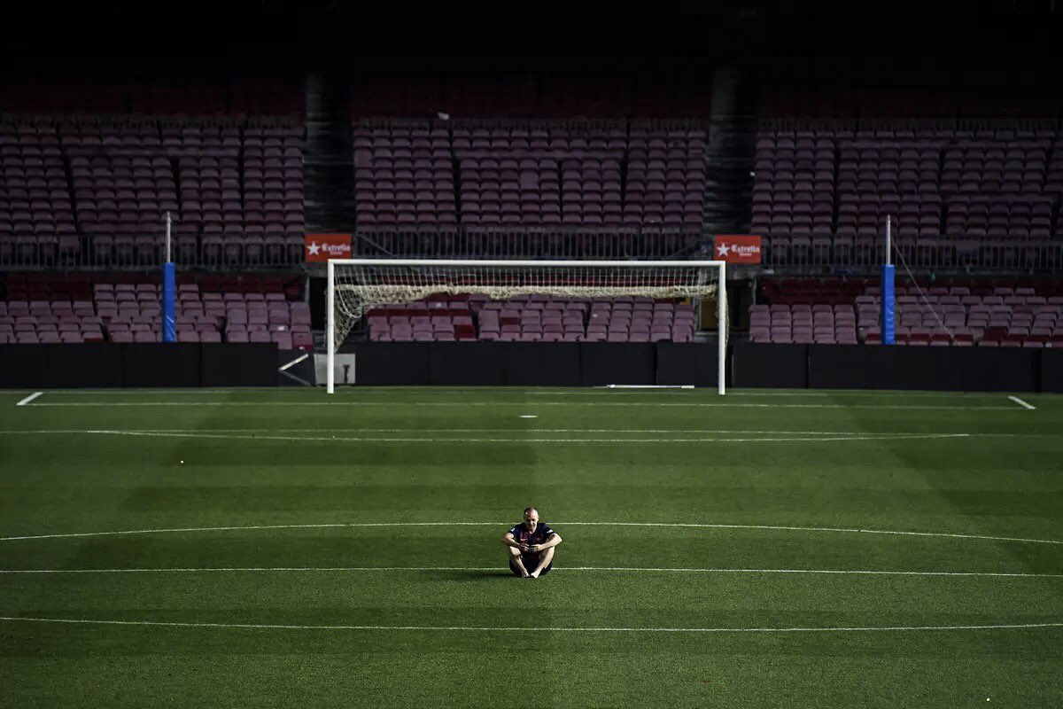 El Camp Nou te echa de menos, Andrés.