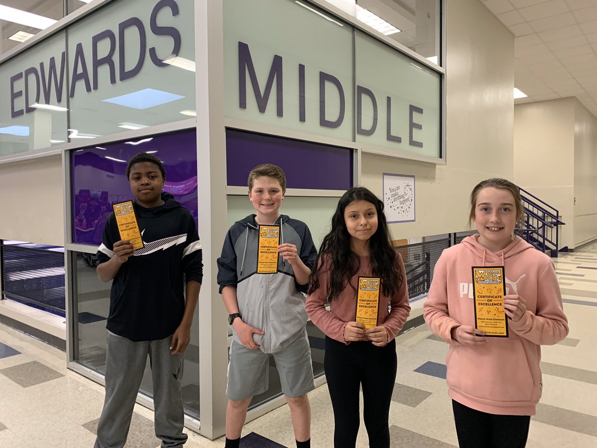 RCEMiddle's tweet photo. Proud of today’s #WhichWichofClemson💜🧡 #StudentsofExcellence⭐️ #teamRCE🐾 #loveourstudents💜 https://t.co/ClrZbBbB9z