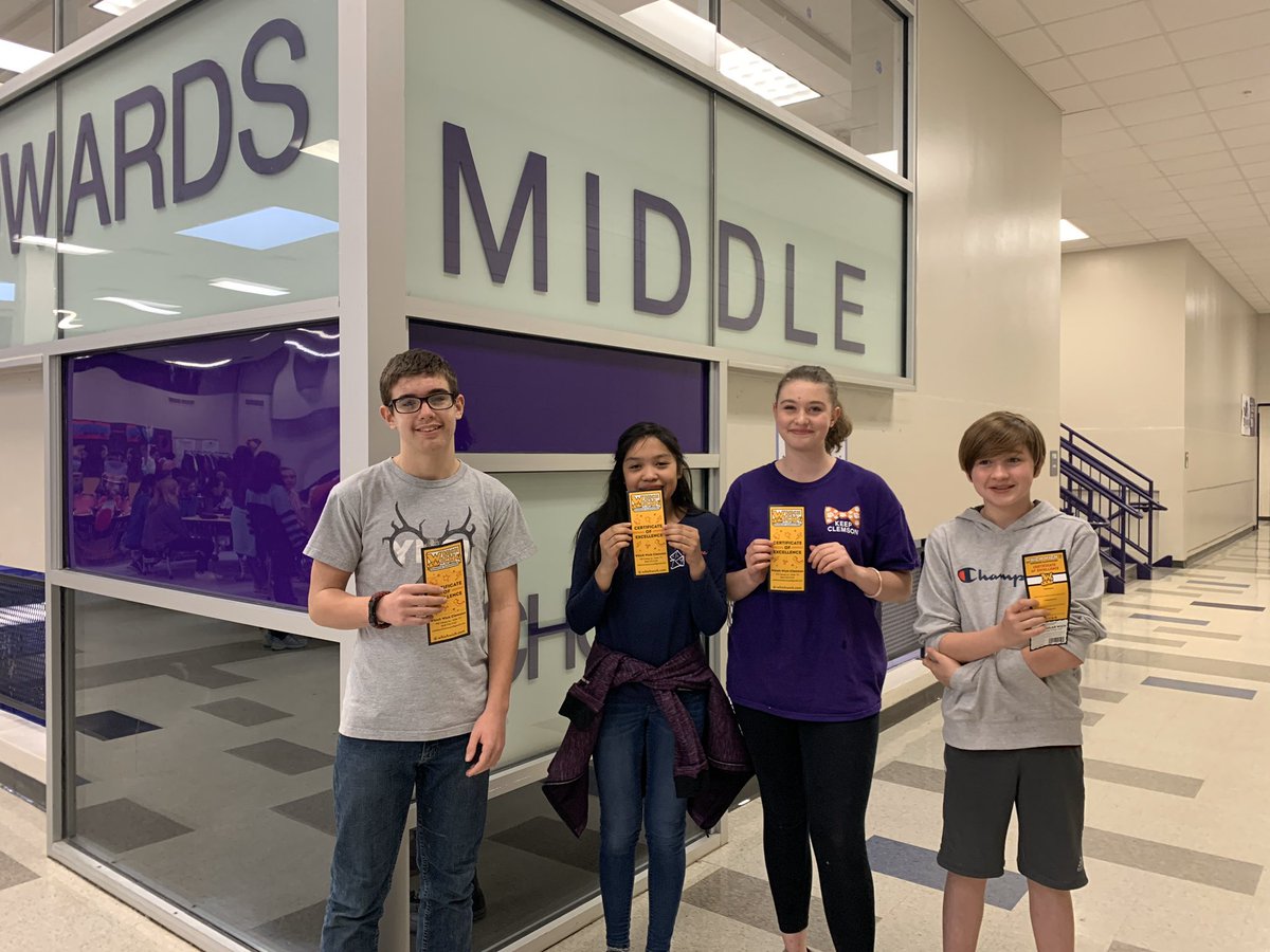 RCEMiddle's tweet photo. Proud of today’s #WhichWichofClemson💜🧡 #StudentsofExcellence⭐️ #teamRCE🐾 #loveourstudents💜 https://t.co/ClrZbBbB9z