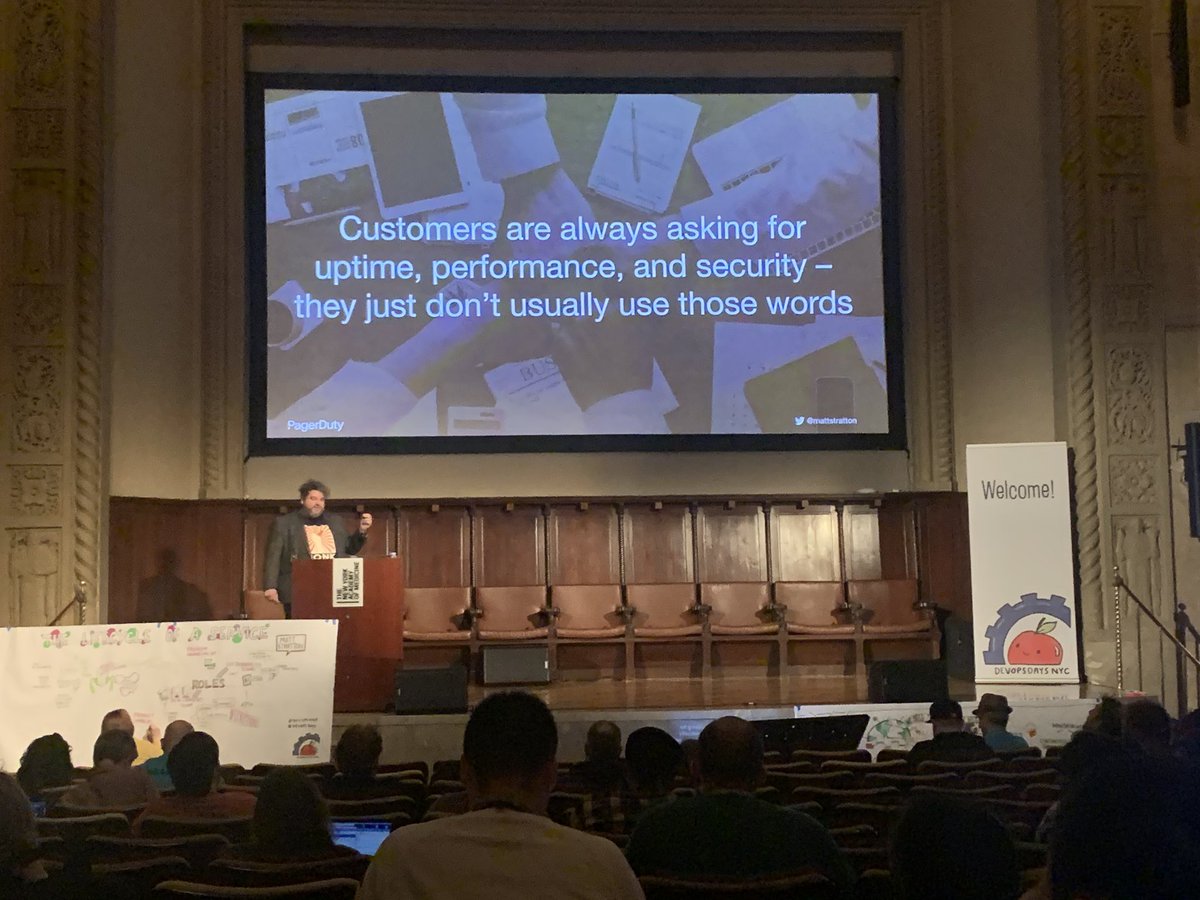 theotherelliott's tweet image. Love this point from @mattstratton #devopsdaysnyc