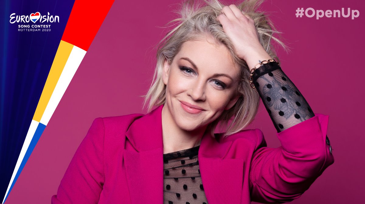 Eurovision's tweet photo. It’s the story of her life!🎤

@lesleyroyreal will bring the craic for Ireland🇮🇪 | @RTE in Rotterdam at #ESC2020 this May🎉

Find out more👉 https://t.co/DtaIPpMry4

#Eurovision | #OpenUp | #Ireland https://t.co/4CVlK4x45T