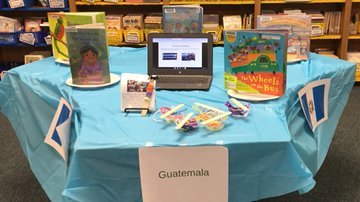 LynnCote17's tweet photo. For Read Across America we had a book tasting. Books about Guatemala, South Korea, Brazil, Nepal, Bulgaria, Honduras and more. Students also made pellet drums from South Korea, Worry Dolls from Guatemala, Martenitsa bracelets from Bulgaria and much more #wheelockians, #medfieldps https://t.co/zQwC5PIEO7