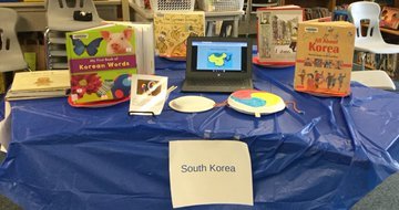 LynnCote17's tweet photo. For Read Across America we had a book tasting. Books about Guatemala, South Korea, Brazil, Nepal, Bulgaria, Honduras and more. Students also made pellet drums from South Korea, Worry Dolls from Guatemala, Martenitsa bracelets from Bulgaria and much more #wheelockians, #medfieldps https://t.co/zQwC5PIEO7