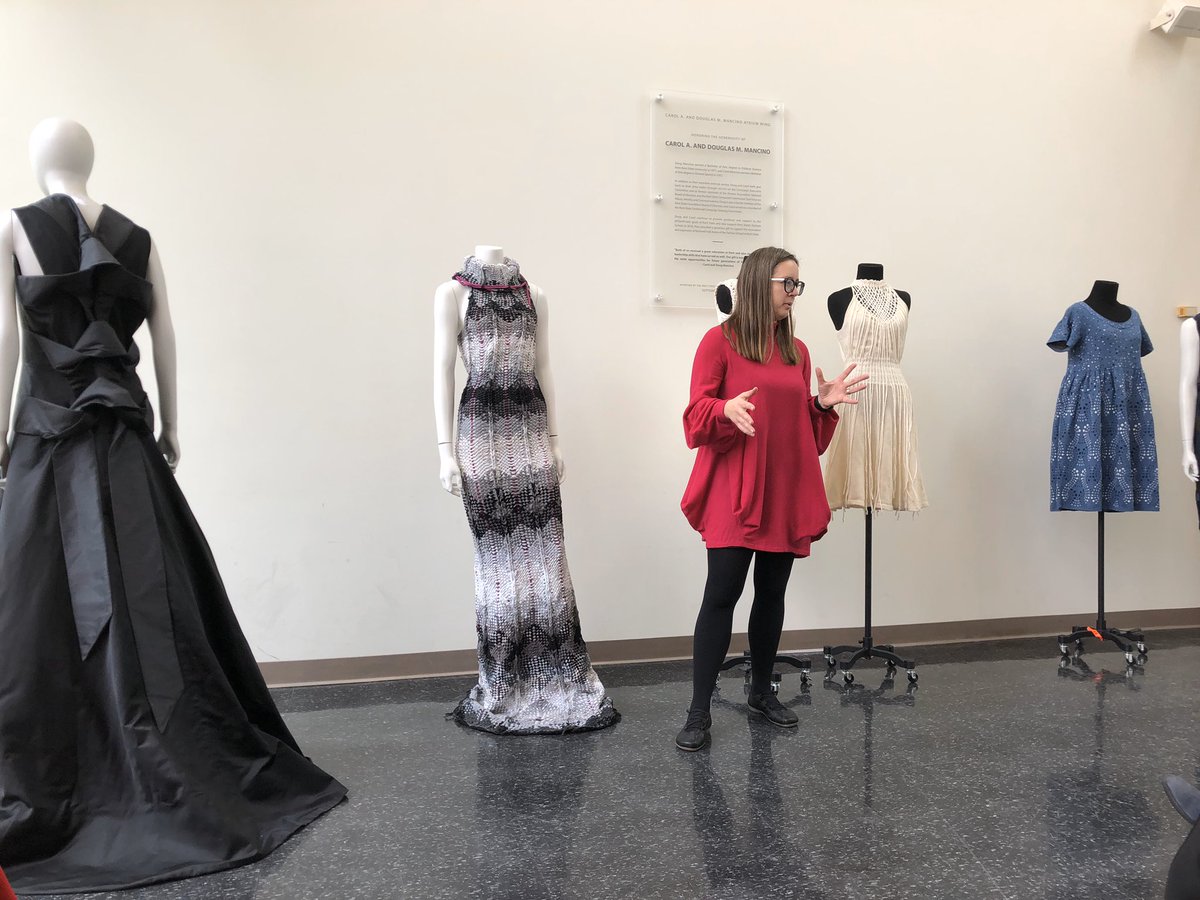 KenR330's tweet photo. Enjoyed the @ClevelandArt TAA tour of @KSUFashion @Tech_Style_LAB #Kent, #OH! Interesting fashion program! @fsokentstate @KentState #fashion #tech @FashionablyCLE https://t.co/XxvsEVjIuU