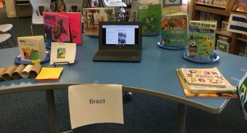 LynnCote17's tweet photo. For Read Across America we had a book tasting. Books about Guatemala, South Korea, Brazil, Nepal, Bulgaria, Honduras and more. Students also made pellet drums from South Korea, Worry Dolls from Guatemala, Martenitsa bracelets from Bulgaria and much more #wheelockians, #medfieldps https://t.co/zQwC5PIEO7