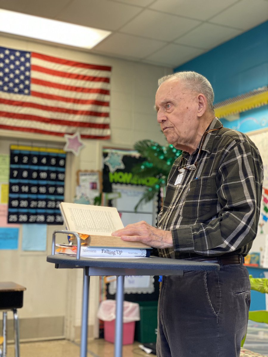 dicus_mrs's tweet photo. Thank you, Dr. Gibson, for visiting us on D.E.A.R. Day! He blessed us with his ability to recite several poems from memory. Truly amazing! #dearday @CISWildcats https://t.co/ktP6SdJExe