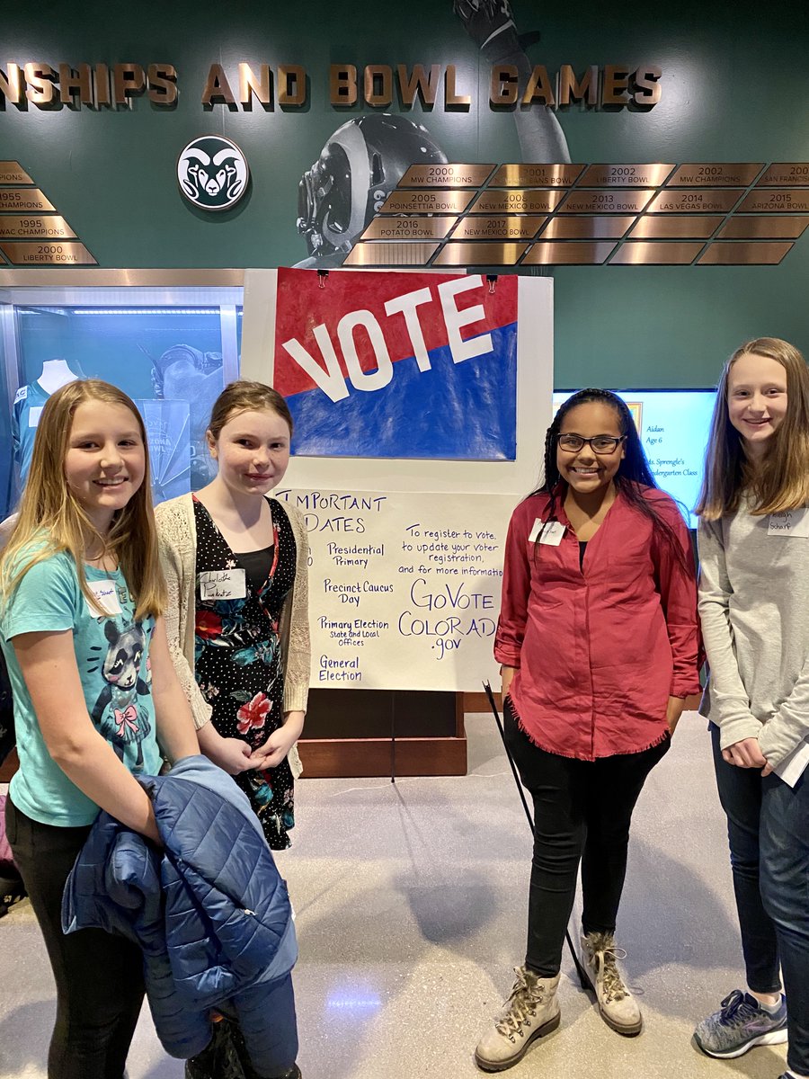 WebberMS's tweet photo. Students from Webber got to attend the 4th Annual Women In Science Symposium at CSU. They were really inspired by meeting & talking to astronaut Dr. Yvonne Cagle. Thank you to our inspiring Science teachers @mrs_tkearns & Mrs. Graff! #PSDproud #WebberScience #TheWebberWay https://t.co/Qgtnt1bxrN