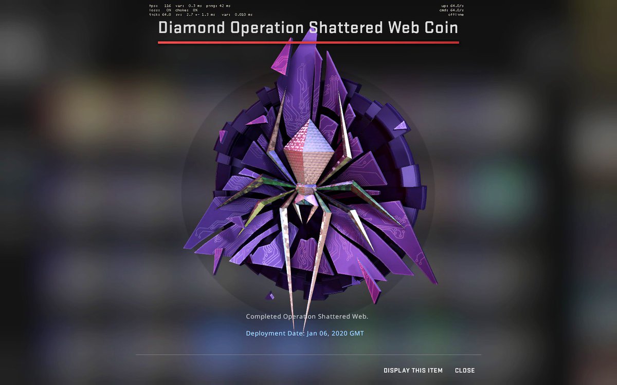 Samu_Prov's tweet image. And there it is: the Diamond Coin.

Player: ✪Prxvenzanx™