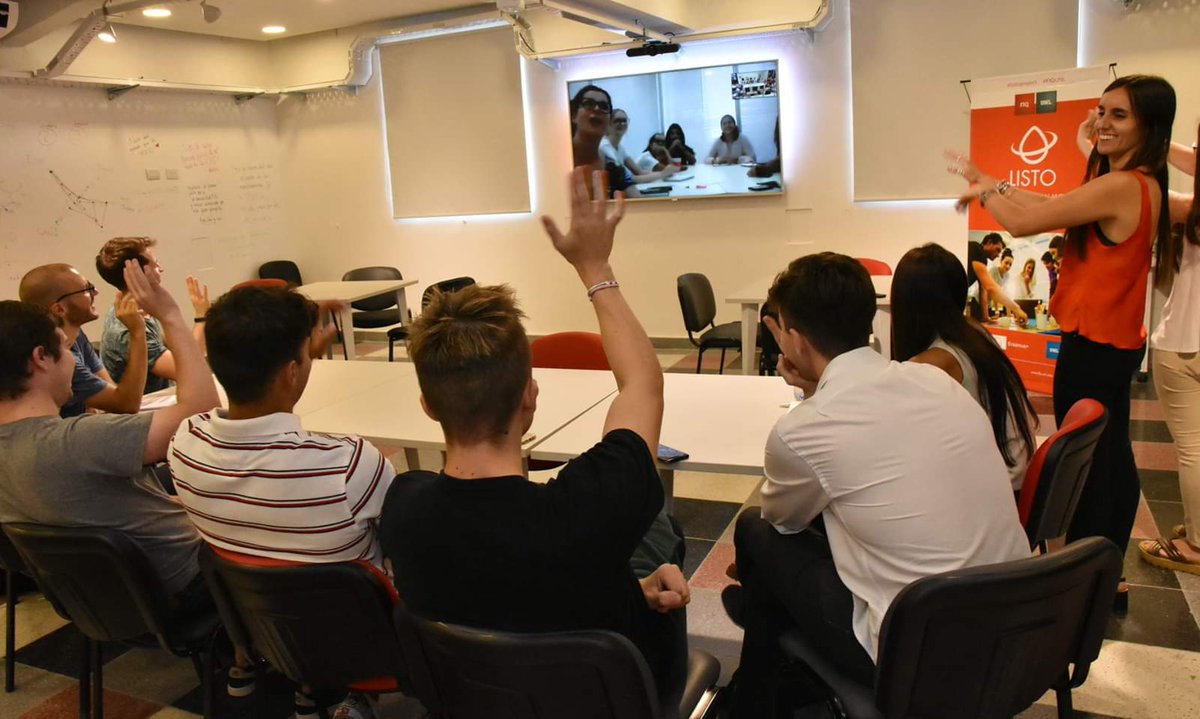 FIQUNL's tweet photo. #listoproject Internacionales UNL
🌐 Dio inicio el Curso internacional en Emprendedorismo e Innovación (LISTO IVC 2020).
Participan del curso 👉 10 estudiantes de  @UNLitoral: 2 de  @fceunl, 3 de @FBCB_UNL y 5 de #FIQUNL. https://t.co/gsyHhIRVid