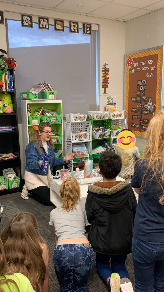 ms_w24's tweet photo. Elephant toothpaste with my third graders! The reactions were priceless! #W401 #pstpln #STEMteaching #futureteacher https://t.co/t7IWtGJlf9