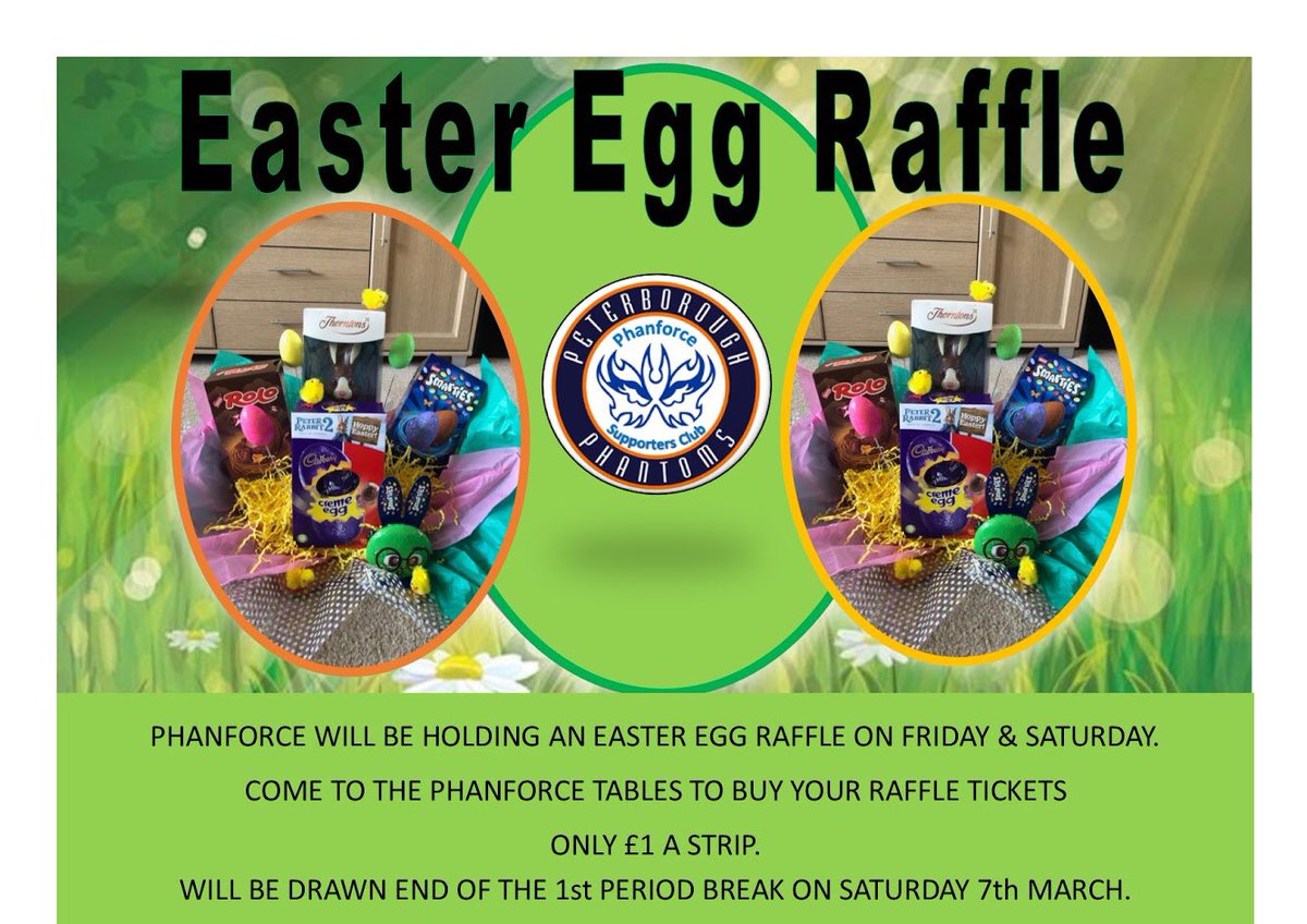 phanforce's tweet image. This weekend Phantoms Fans ... yummy yummy...stock up ready for 🐣 Easter!!
