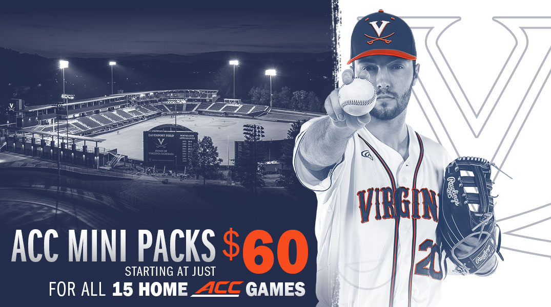 UVABaseball's tweet photo. ACC play begins this weekend against No. 7 NC State! #GoHoos 

Perfect time to take advantage of our ACC pack that features tickets to all 1️⃣5️⃣ @ACCBaseball home games for just $60! 

🔗: https://t.co/YUhgur9Qer https://t.co/Fg16KAFnZk