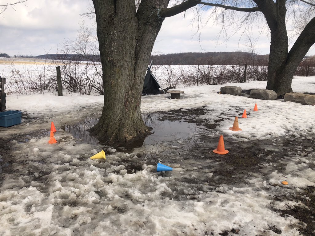 msjones4321's tweet photo. It’s just a weeeeeeee bit wet in our outdoor ed space! But we are making the most of it. #extrasocks #springiscoming #muddy https://t.co/nMSvxsizeb