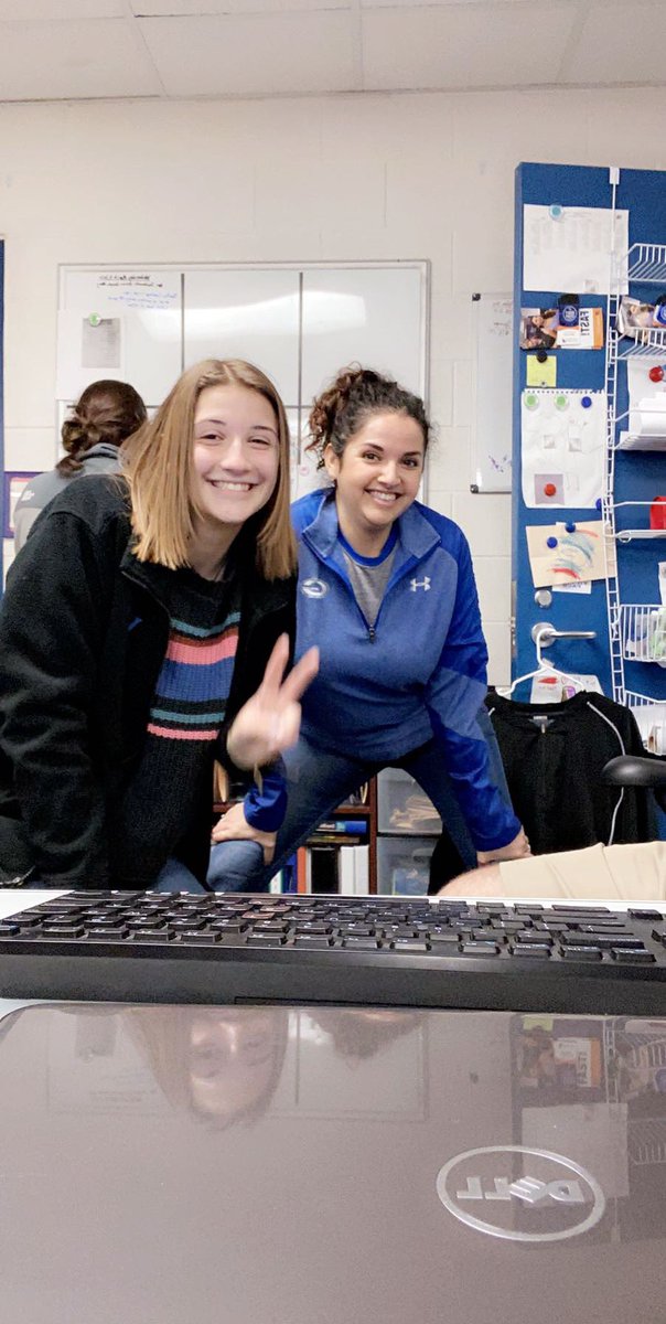 Addysonhobson's tweet photo. Women Wednesday: Mrs. redeaux thank you for inspiring me as a working women and that you can have a family and a full time job !!!#ATproud2020 #ATinGT2020 #NATM2020 @vanessa_morales https://t.co/t0V9trVYGF