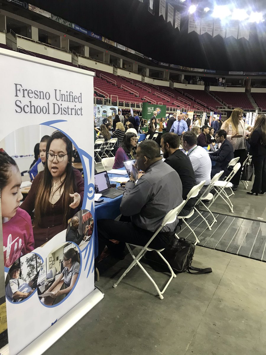 Fresno Unified is looking for you! Come see us on the Save Mart Center floor!