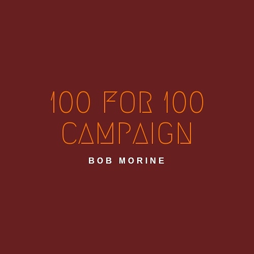 A big thank you to Bob Morine for his donation of $100 towards our 100 for 100 campaign! The support is absolutely amazing:)