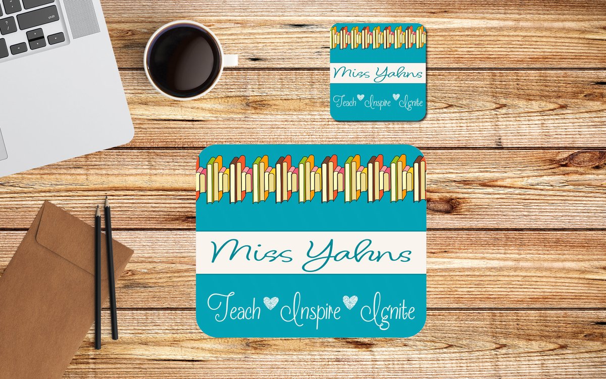 designs_signs's tweet photo. Mousepad and Coaster Personalized Gift for Teachers, Educators, Instructor, Professor, Mentor, Trainer https://t.co/j7K6cd5rYZ #Etsy #SignsofTimeDesigns #VinylDecals #TutorGift https://t.co/6szQH3yMNM