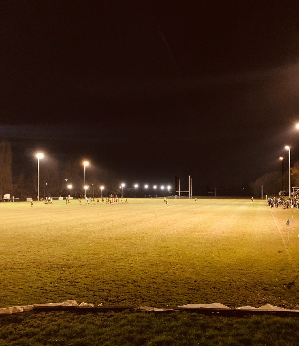 Busy evening <a href="/NorthamptonBBOB/">Northampton BBOB RFC</a> all the pitches taken up with training and the club showing their usual great hospitality to @ONsLadiesRugby and <a href="/BuckinghamSwans/">Buckingham Swans</a> in there Alliance cup game #wendsnightlights