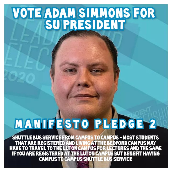 1presidentadam's tweet photo. Here are my first set of pledges that I will deliver on if I become #studentunionpresident for @BedsSU
#universityofbedfordshire #uniofbeds #uob #luton #bedford
#teardownwalls https://t.co/vc5HcrzDsr