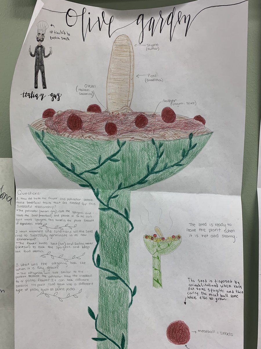 Mrs_Keltner's tweet photo. Here are some creative “Flowers” that our Whisk Takers created this past week! #FlowerPollination https://t.co/gjhesIc2oz