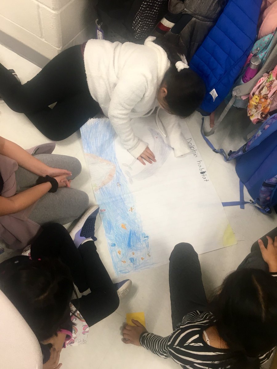 MsDischGPE's tweet photo. We used our habitat planning sheets and group feedback to create our final animal habitats! DQ: “How can we, as Goshen Post students, create a local zoo that meets the needs of animals?” #GoGPgators https://t.co/BukmYWkx3M