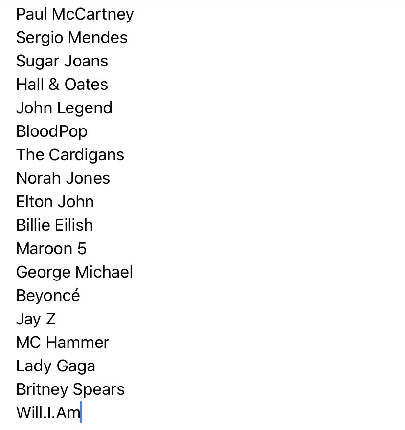 Hoy me vengo con este combo - + <a href="/bloodpop/">bl💿💿dp💿p!</a>, <a href="/Beyonce/">BEYONCÉ</a>, @S_C_, <a href="/MCHammer/">MC HAMMER e/acc</a>, <a href="/ladygaga/">Lady Gaga</a>, <a href="/britneyspears/">Britney Spears 🌹🚀</a> y <a href="/iamwill/">will.i.am</a> - en #ElSaborDeLaNoche, 8 PM después de <a href="/losoriginales/">Los Originales</a> en <a href="/lafm/">La FM</a> 94.9 lafm.com.co