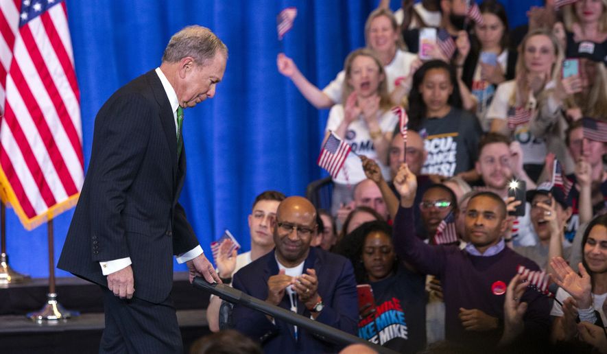 WashTimes's tweet photo. Bloomberg News lifts campaign coverage restrictions after billionaire bails https://t.co/CNjRiFQ1FN #bloombergisout https://t.co/4jrtnyIJ6I