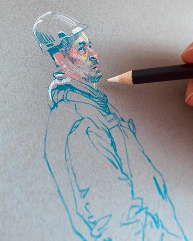 dre_drew_it's tweet photo. Testing out the new colour pencils I picked up at @blickartmaterials today! :) #andrewee #art #illustration .
. .
.
.
.
.
.
.
#nyc #newyorkcity #art #blickartmaterials #artist #illustration #doodle #drawing #people #places #faces #sketch #sketchbook #art… https://t.co/5aOR80RI1V https://t.co/vwUXXOj8zH