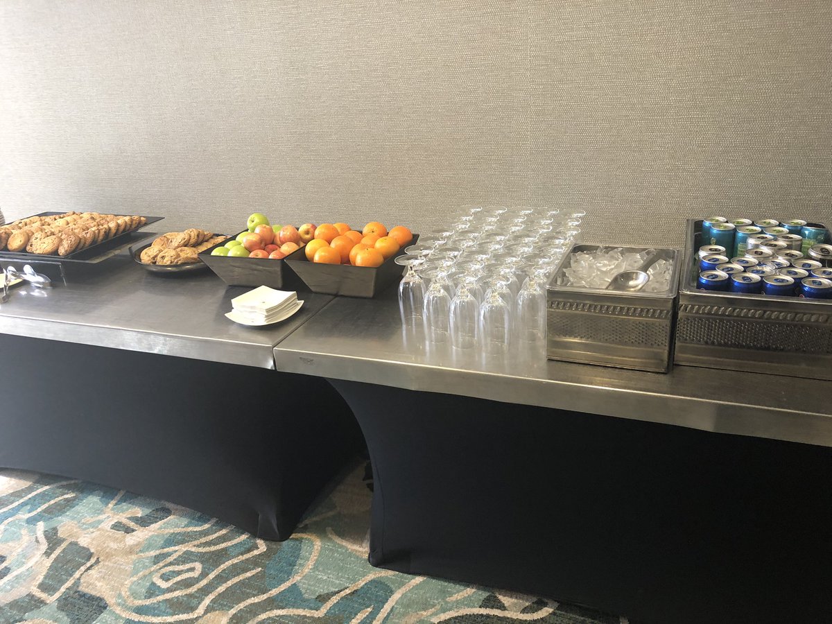 CHSSP_SO's tweet photo. Yes, @CSMP_Network, snacks outside your meetingrooms this afternoon are for you, courtesy of @crlpstatewide . Enjoy! #LeadLearn2020 https://t.co/7AOb1e4pWb