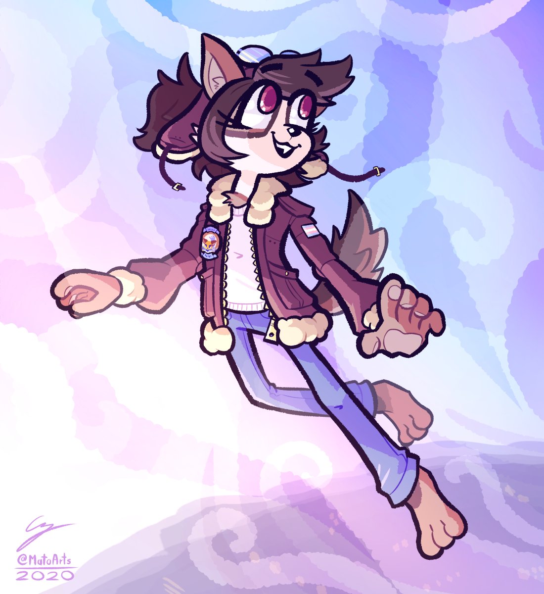 Flying in with another commission! This one is for @Vixlia_! Or rather, for @Glibskye, as it's more precisely for *her* and of her sona. Enjoy! 😉