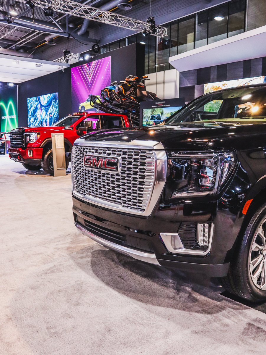 Torq_OffRoad's tweet photo. Don’t miss the new 2021 Yukon Denali and the Sierra HD AT4 equipped for some serious snowmobile activities at the @salonautoqc in the @GMCcanada display ! 
_________ 
https://t.co/MTAL7sKmuh

#AT4 #LikeApro #GMCcanada #torqarmy #torqoffroad https://t.co/nCRS9VFk07