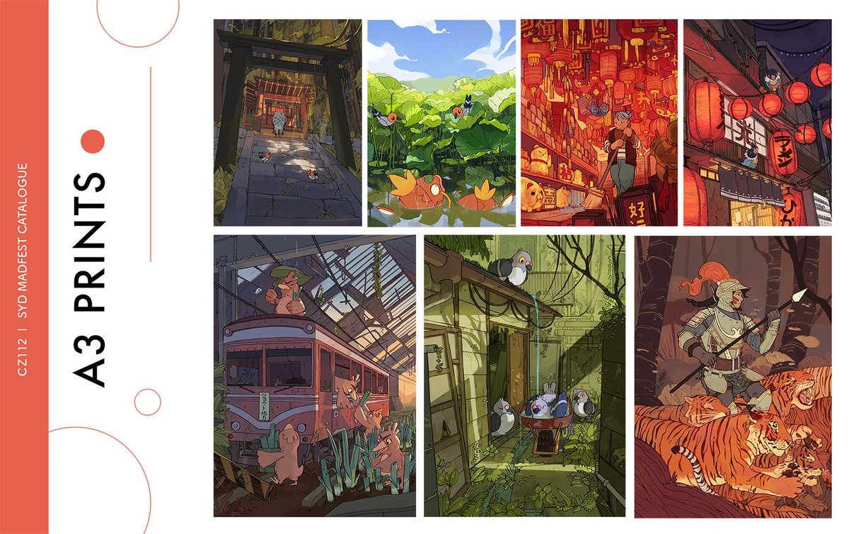 Ayo I'll be at SYD #Madfest this weekend at table CZ112 w/ @eeyitscoco. Will have prints, charms and stickers available, come drop by! 