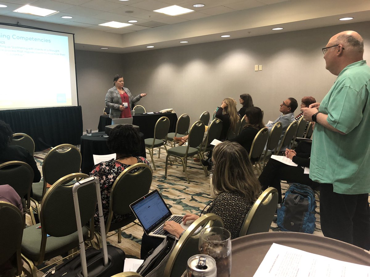 CHSSP_SO's tweet photo. CWLP explains the International Coaching Federation model at #LeadLearn2020 @UCdiverse @CSMP_Network https://t.co/W0Ta4u8HGq