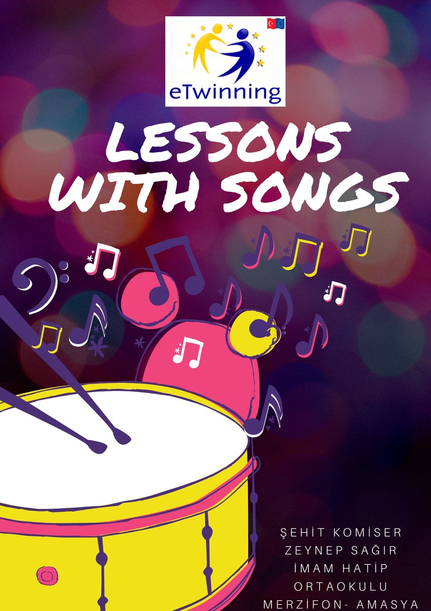 UlkerSenol's tweet photo. Lessons with songs posterimiz https://t.co/HcDaK8WjNe