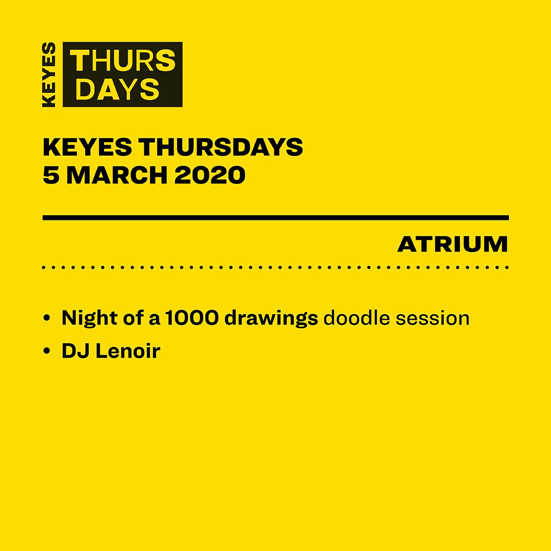 keyesartmile's tweet photo. #KEYESTHURSDAY - FREE ENTRY: Drinks & #pizza Italiano at the brand new Sotto bar / explore the other activities at street level while listening to #livemusic. Join @1000drawingsjhb doodle session in the atrium or enjoy the latest #exhibitions at our various #galleries ๐ https://t.co/QgTjVOQLaE