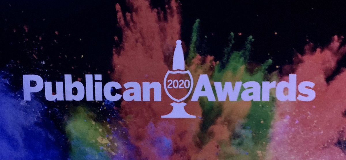 At the #publicanawards2020 🤞 for best premium food offer 🤗