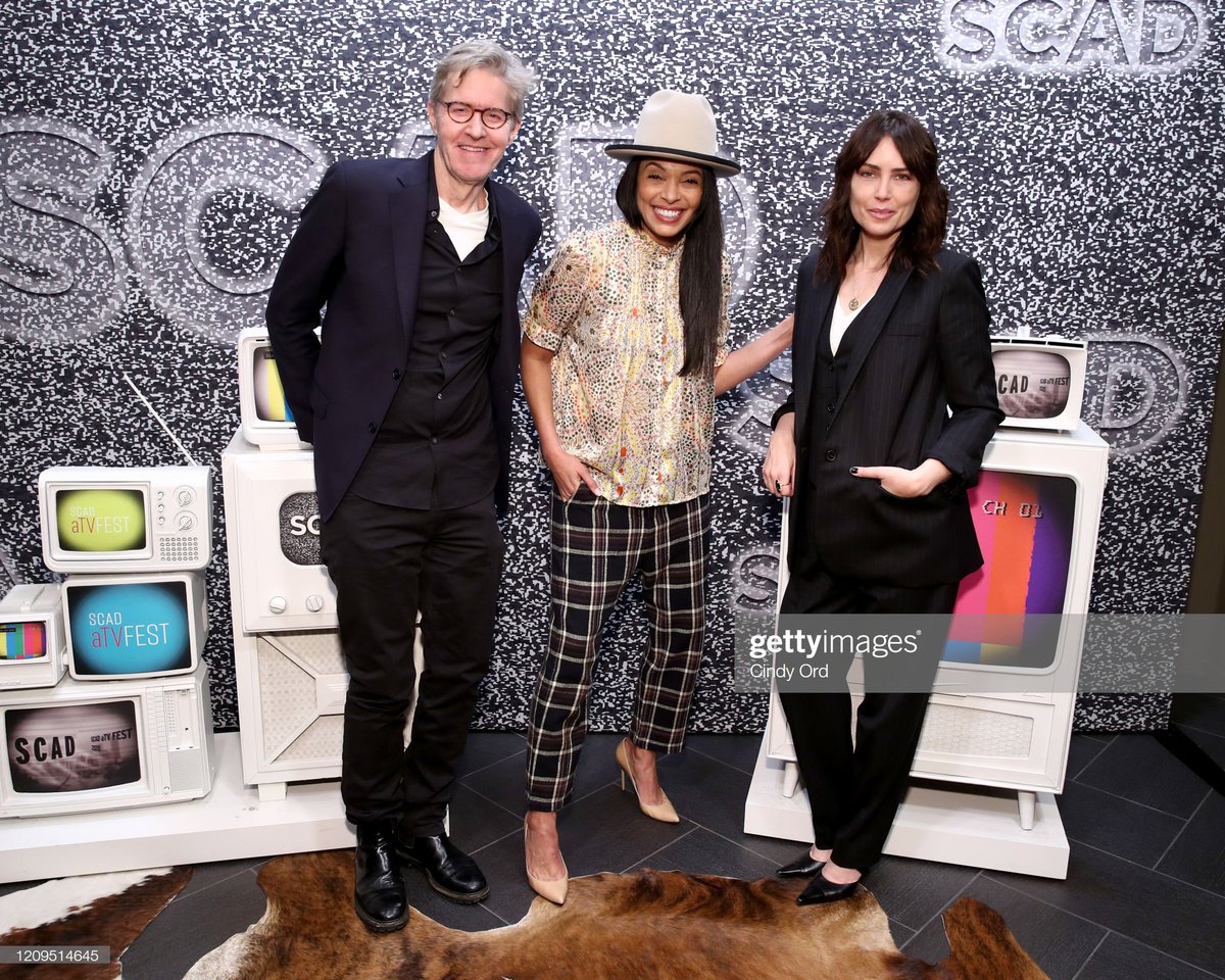 TMI_Uruguay's tweet photo. What a trio 😜...@MaximRoyreal @jcmackenzie, and @TamaraTaylor attended to the #SCAD #aTVfest representing #OctoberFaction...@aTVfest...
#PanelTime
#ShadowFam https://t.co/8RvfMtV6ZT