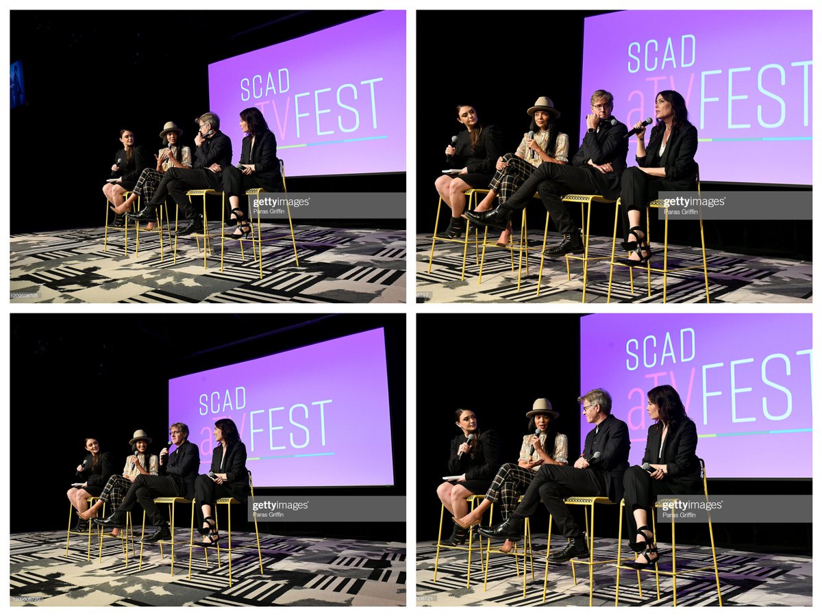 TMI_Uruguay's tweet photo. What a trio 😜...@MaximRoyreal @jcmackenzie, and @TamaraTaylor attended to the #SCAD #aTVfest representing #OctoberFaction...@aTVfest...
#PanelTime
#ShadowFam https://t.co/8RvfMtV6ZT