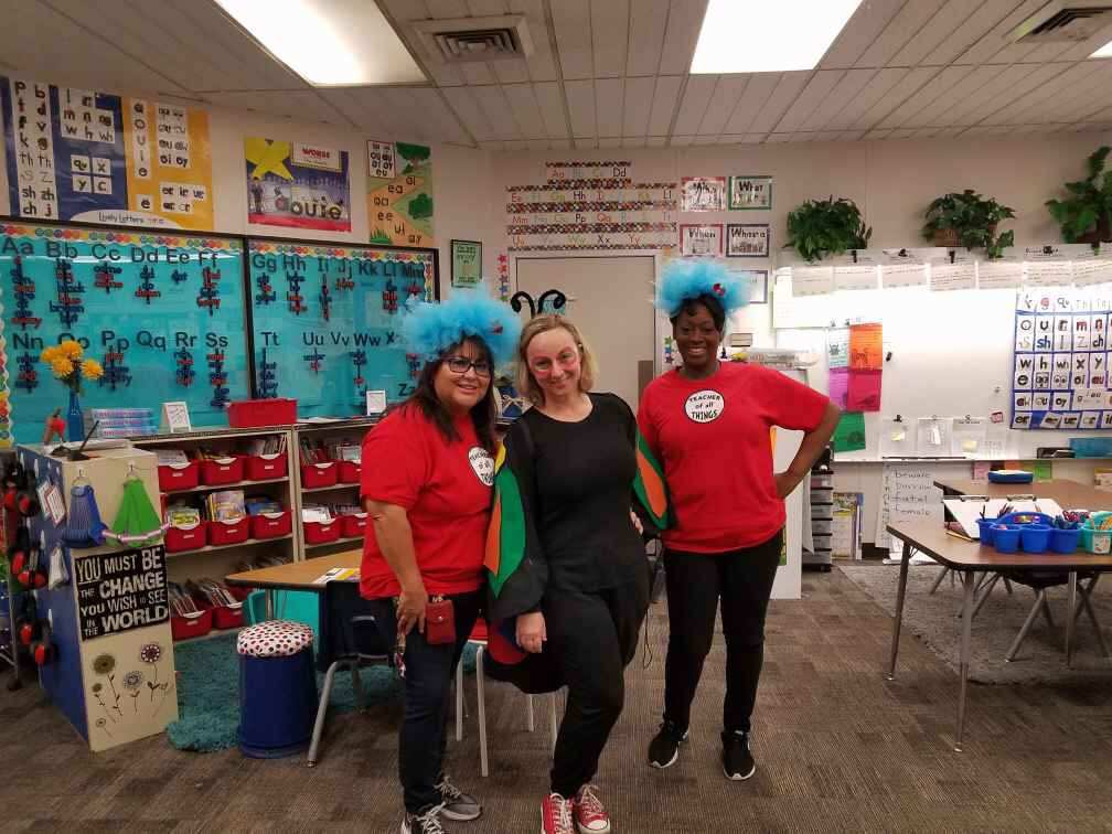Lewis_E_Rowe_ES's tweet photo. Can you guess what book character they are? #RoweWithUs #NevadaReadingWeek @ClarkCountySch @JamescervantesL https://t.co/OOkLXvdRpT